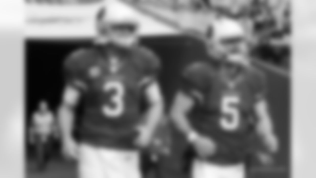 QB Carson Palmer (left) and QB Drew Stanton in Miami