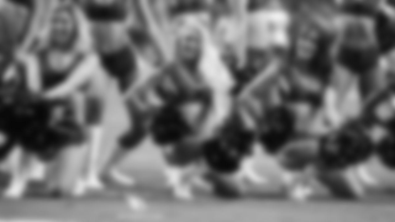 Images of Cardinals cheerleader Ashley from the 2018 season