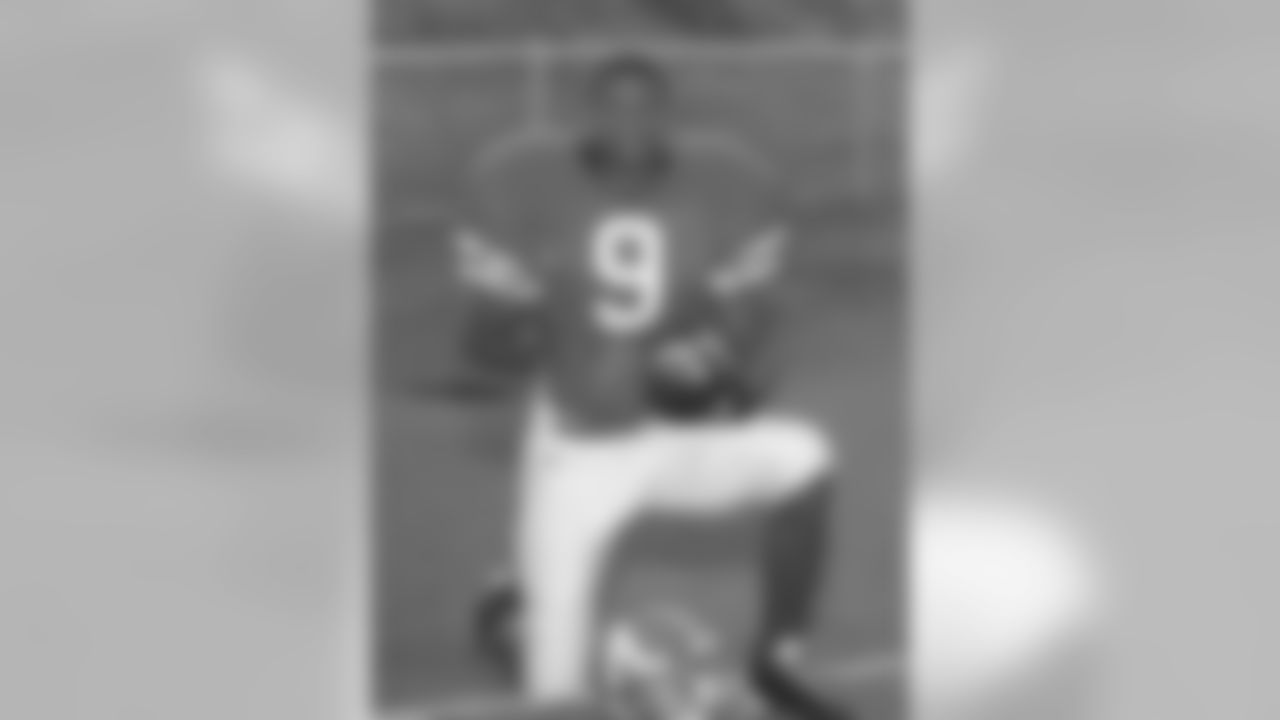 Wilson in his senior high school football portrait.