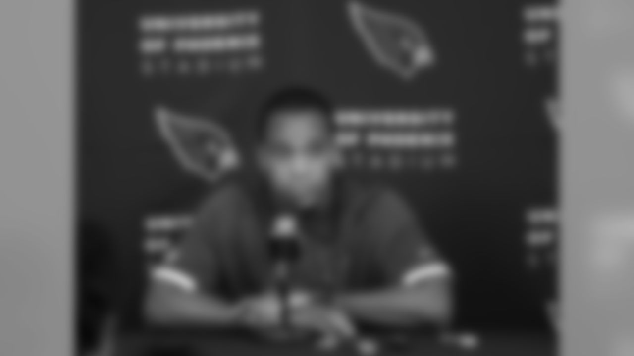 LB Kevin Minter at his press conference
