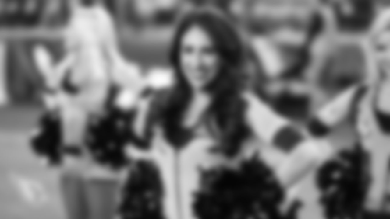 Images of Cardinals cheerleader Angelica during the 2019 season
