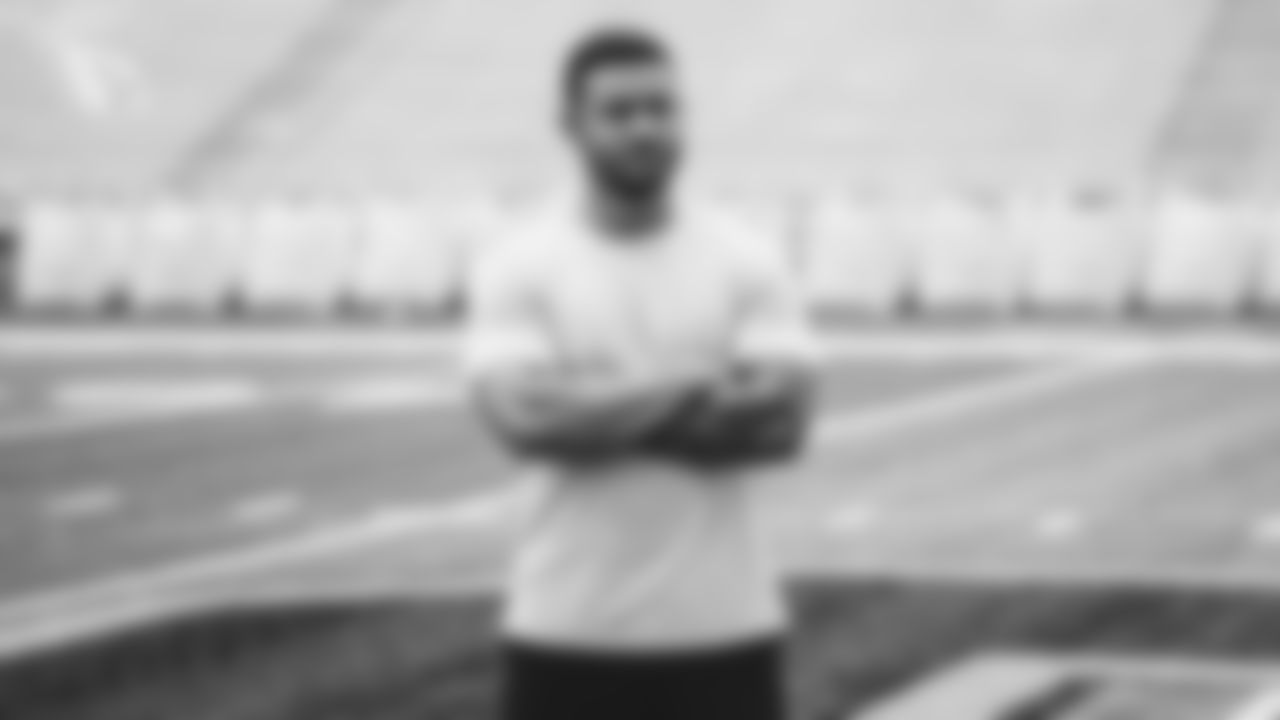 RB D.J. Foster on the Saguaro football field