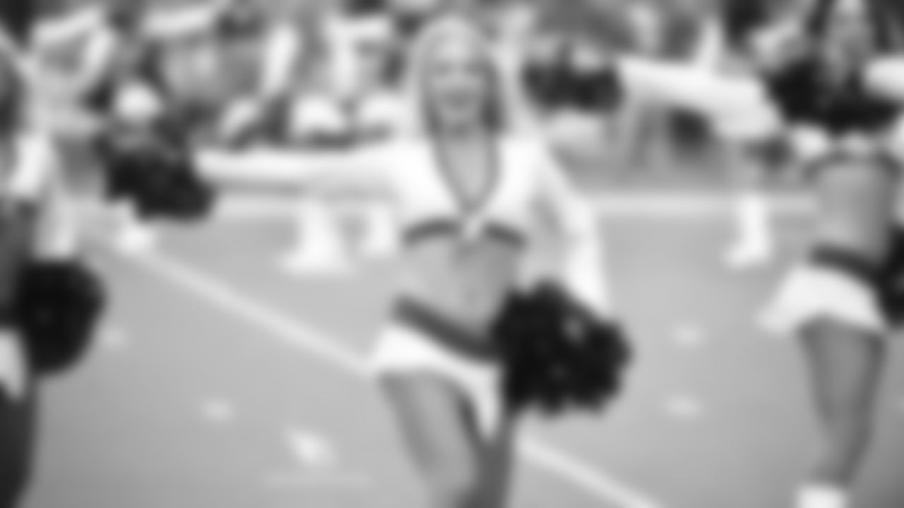 Images of Cardinals cheerleader Melody from the 2018 season