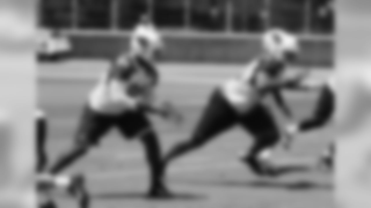 LB Sam Acho (94) and DE Calais Campbell (93)