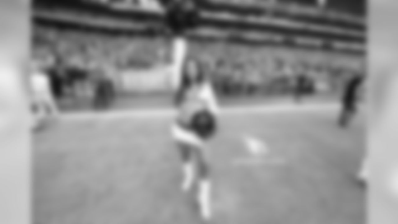 Images of the Cardinals cheerleaders during the season opener against Washington