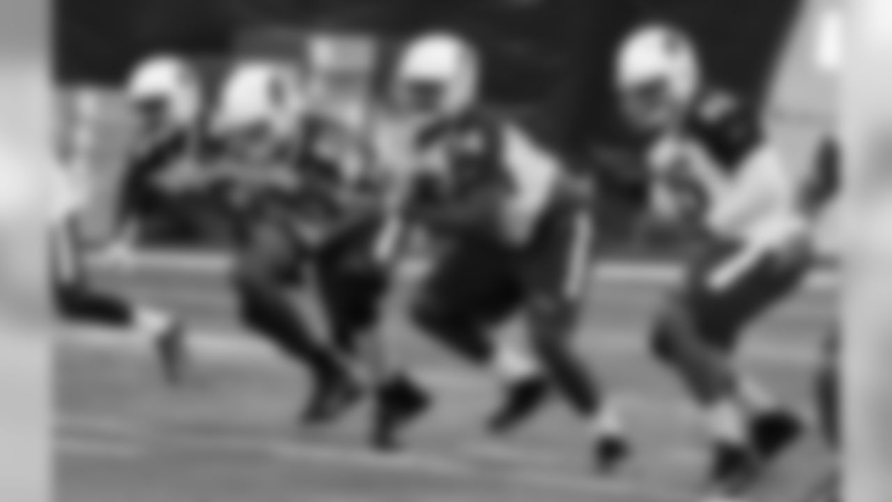 The offensive line, including T D.J. Humphries (74)