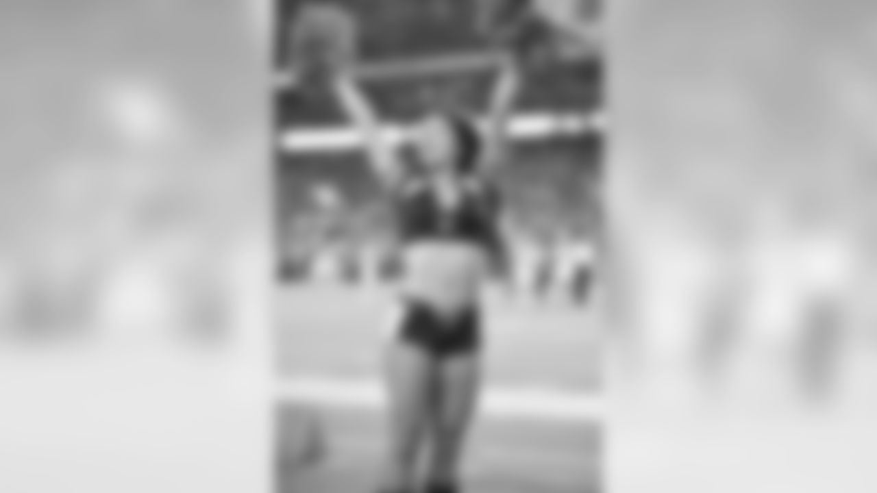 Images of Cardinals cheerleader Nikki S. during the 2018 season