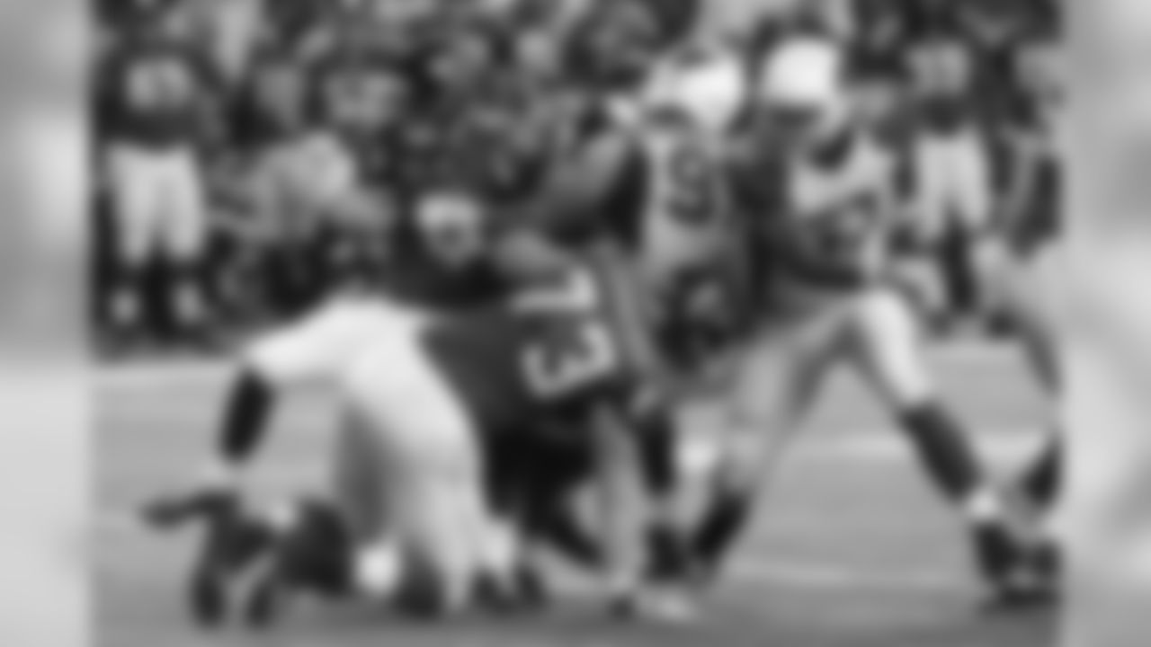 Alexander brings down Ryan for a sack