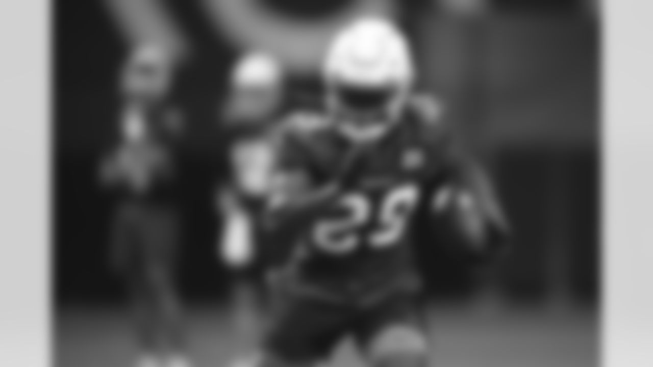 Arizona Cardinals running back Jonathan Ward (29) during the 2022 Arizona Cardinals Training Camp at State Farm Stadium on Friday, July 29, 2022 in Glendale, AZ.
