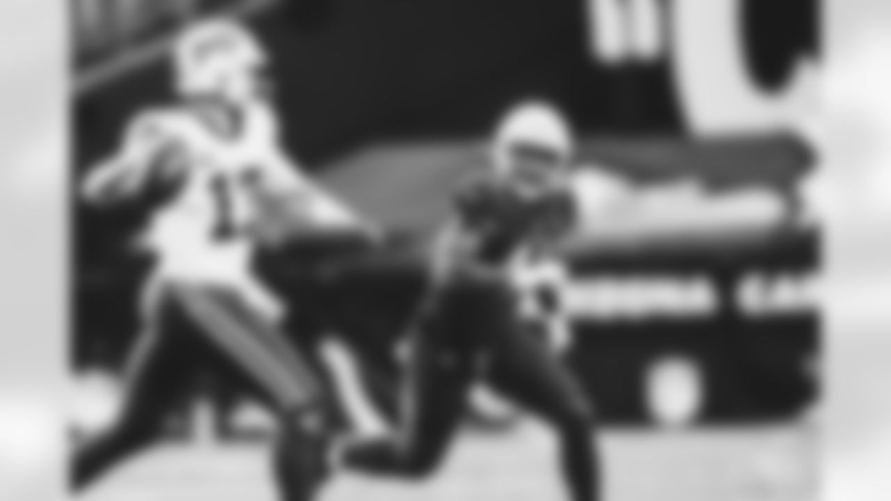 Images of outside linebacker Haason Reddick from throughout the 2020 season.