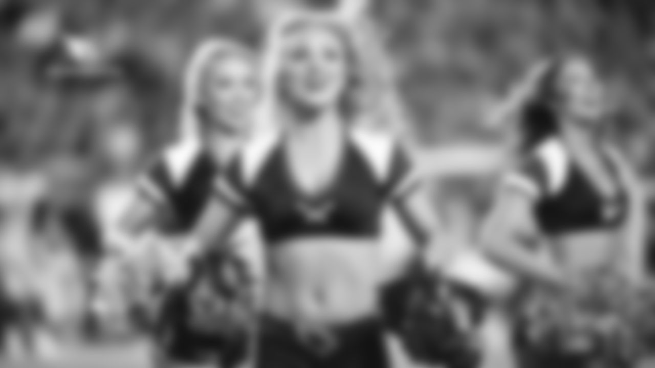 Images of Cardinals cheerleader Melody from the 2018 season