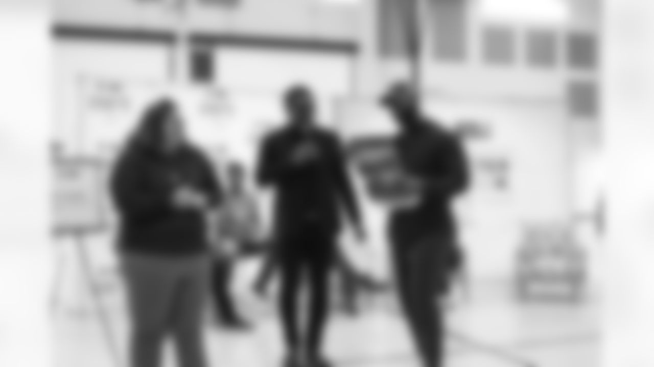 The new grass football field grant presentation at Desert Sands Middle School on Tuesday, Feb. 7, 2023 in Phoenix, AZ.