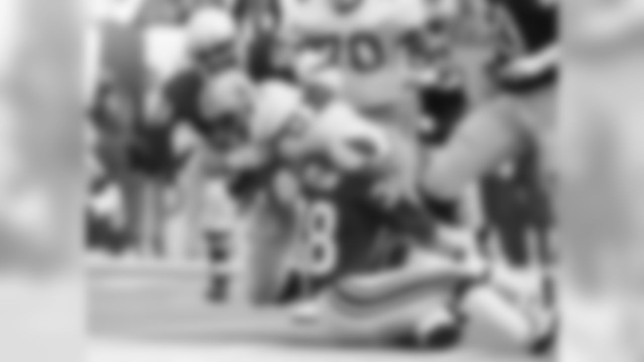 1983: the Cardinals' Charlie Baker tackles Dallas' Tony Dorsett