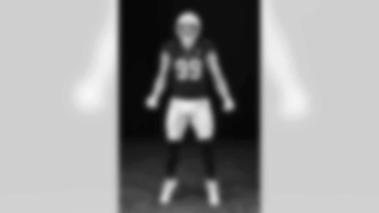 Arizona Cardinals defensive end J.J. Watt (99) poses for a photo during Cardinals Media Day on Monday, June 13, 2022 in Tempe, AZ.