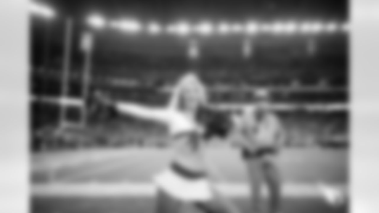 The Arizona Cardinals Cheerleaders during the week 2 preseason game against the Kansas City Chiefs on August 19, 2023.