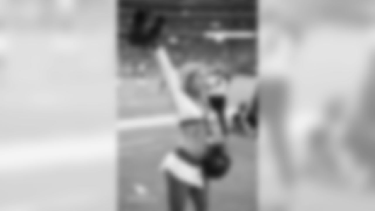 Images of Cardinals cheerleader Darby during the 2018 season