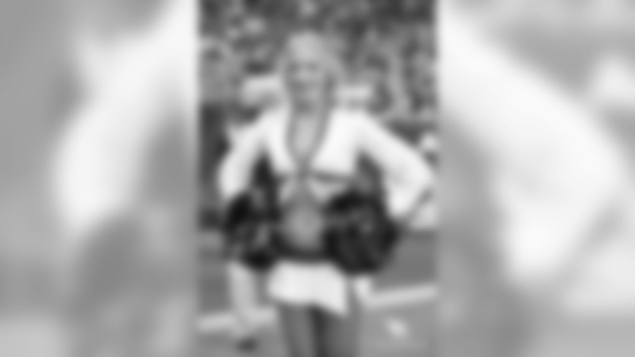 Images of Cardinals cheerleader Melody from the 2018 season