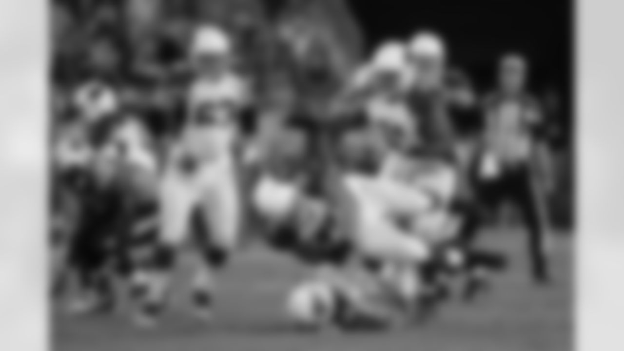OL Daryn Colledge with his first career reception
