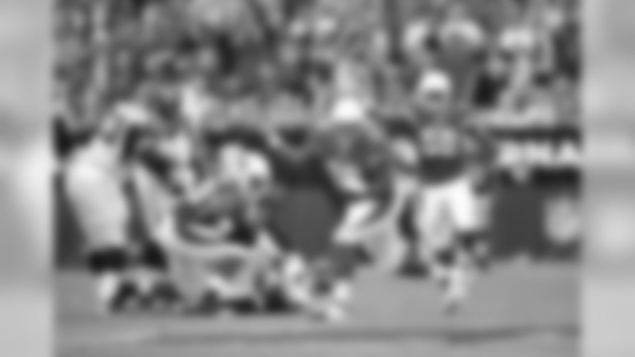 DE Frostee Rucker after a sack against the Falcons.