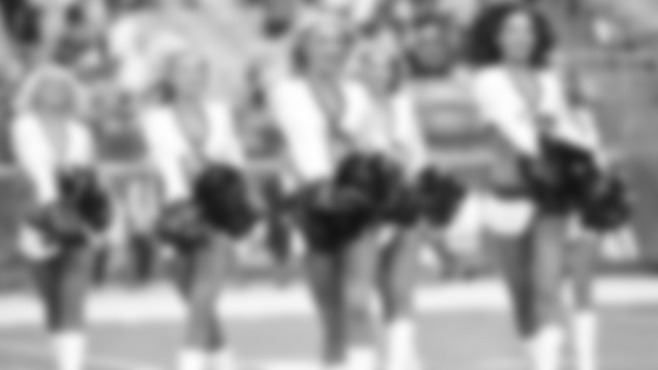Images of Cardinals cheerleader Ashley from the 2018 season