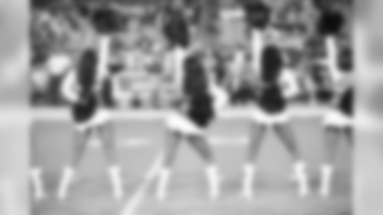 Images of the Cardinals cheerleaders during Thursday's preseason opener
