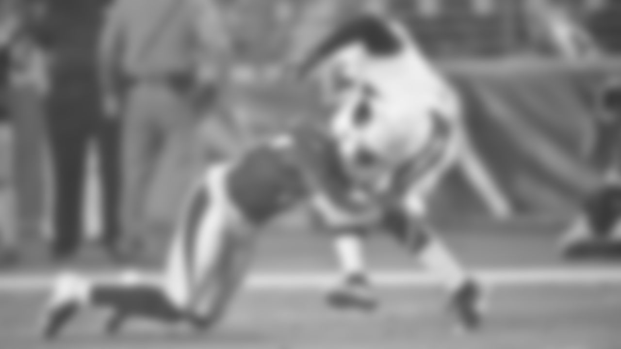 WR Trent Sherfield makes a special teams tackle