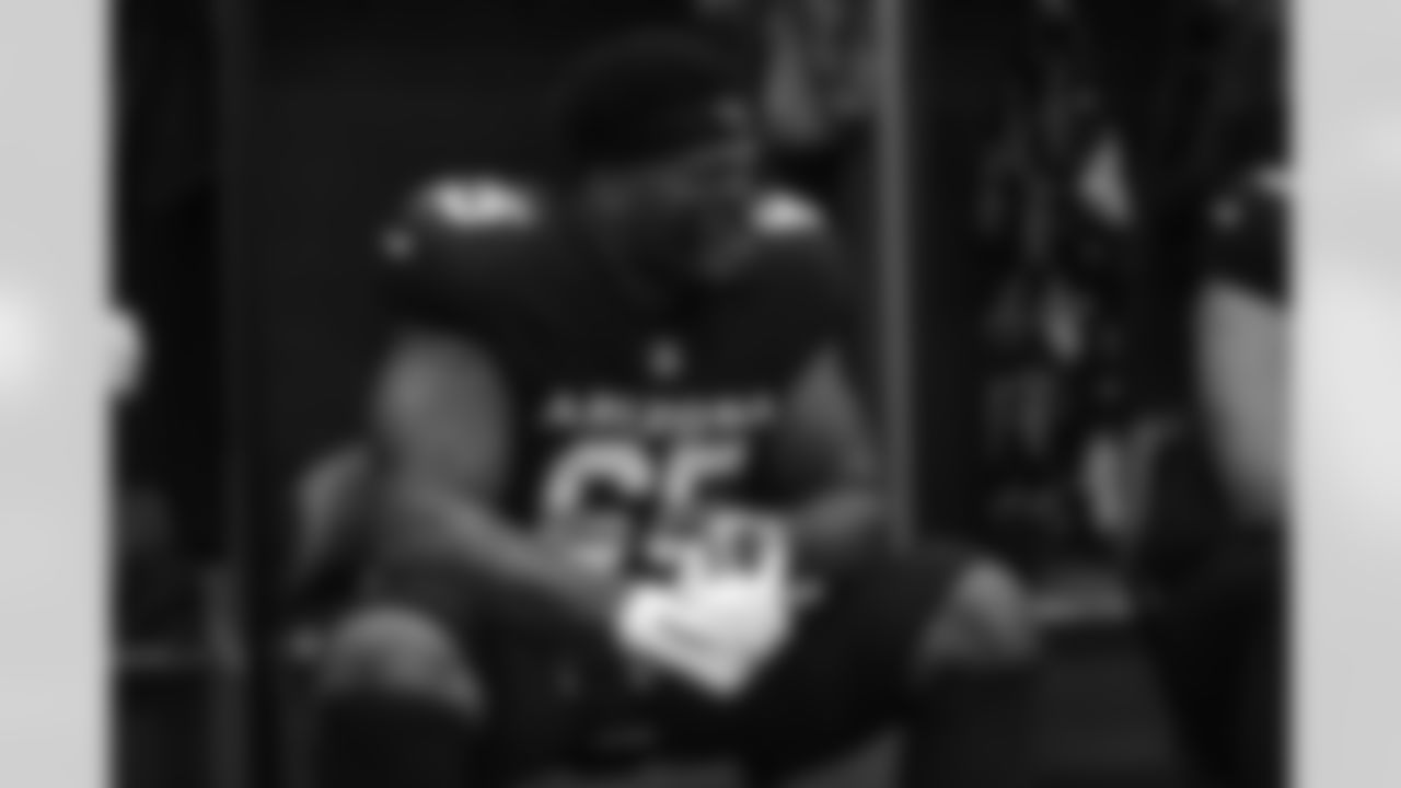 Arizona Cardinals offensive lineman Elijah Wilkinson (65) during the 2023 preseason game between the Arizona Cardinals and the Kansas City Chiefs on Saturday, Aug 19, 2023 in Glendale, AZ.