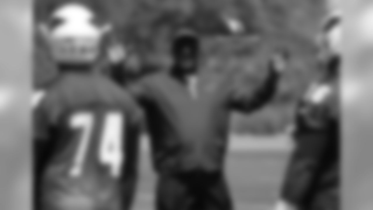 OL coach Ray Brown