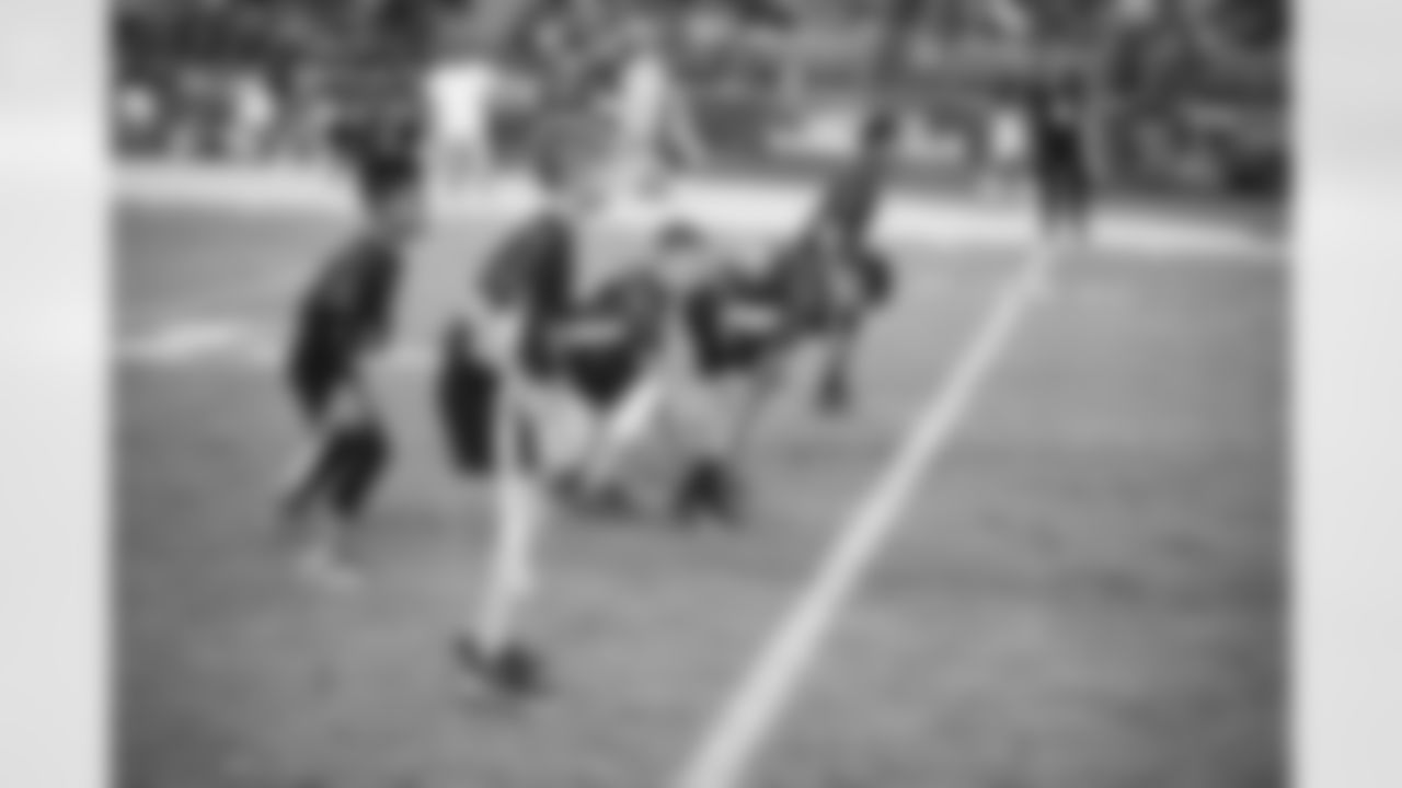 Youth football halftime during the 2023 preseason game between the Arizona Cardinals and the Denver Broncos on Friday, Aug 11, 2023 in Glendale, AZ.