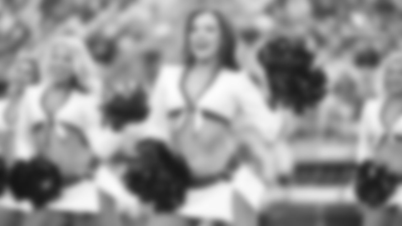 Images of Cardinals cheerleader Brittni during the 2018 season