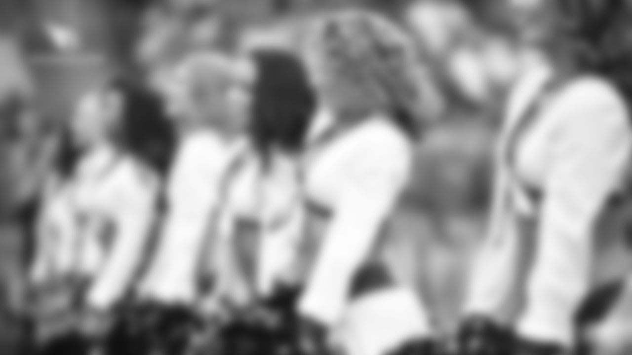 Images of Cardinals cheerleader Alexis from the 2018 season