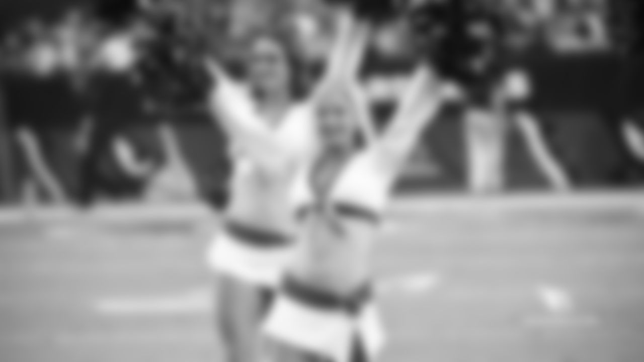 Images of Cardinals cheerleader Coley from the 2018 season