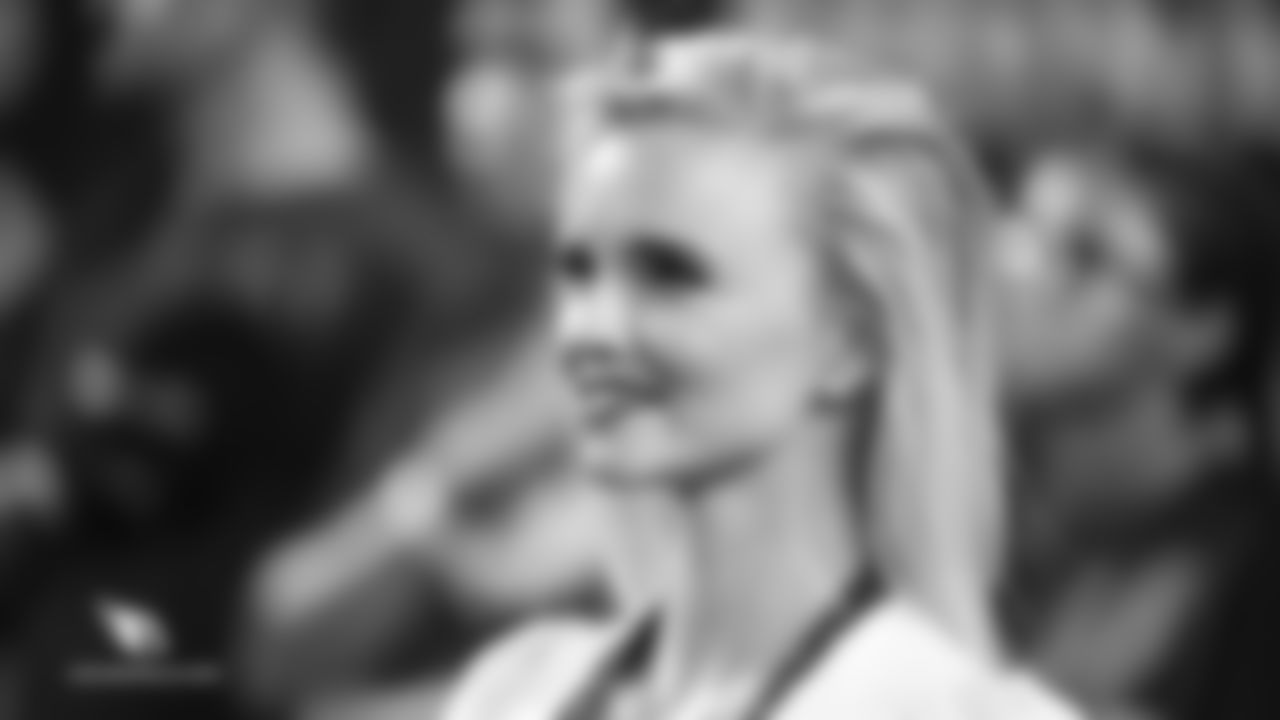 Images of Cardinals cheerleader Brenan during the 2018 season