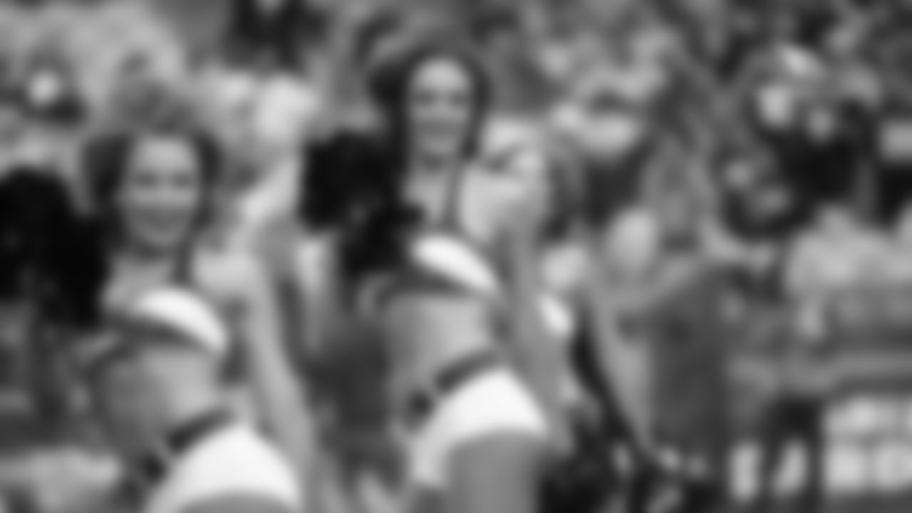 Images of Cardinals cheerleader Melanie from the 2018 season