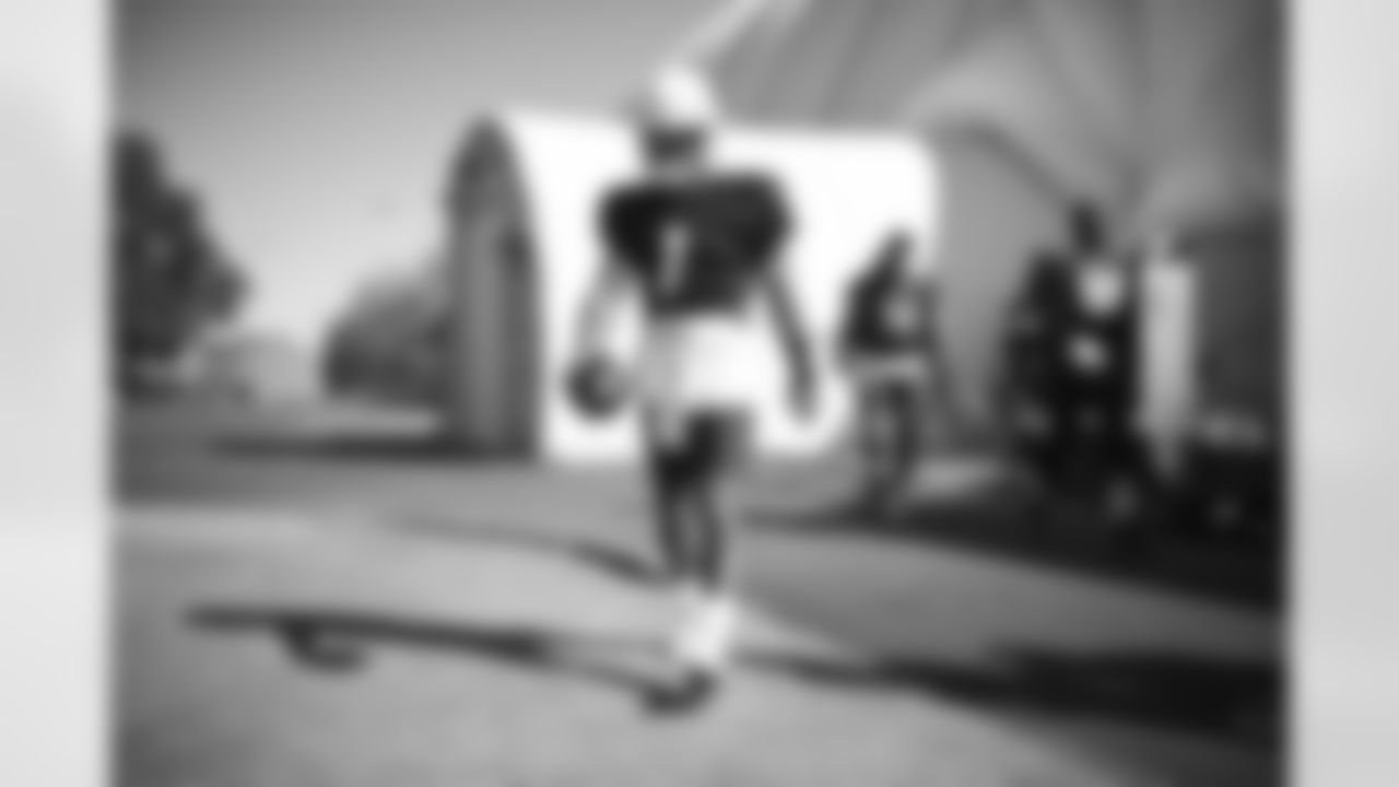 Arizona Cardinals quarterback Kyler Murray (1) during practice at the Dignity Health Training Facility on Thursday, October 26, 2023 in Tempe, AZ.