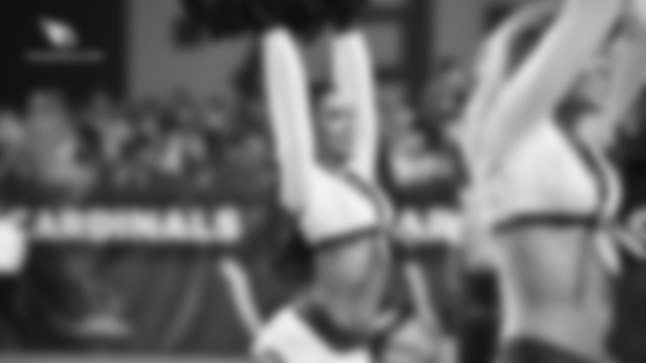 Images of Cardinals cheerleader Darian from the 2018 season