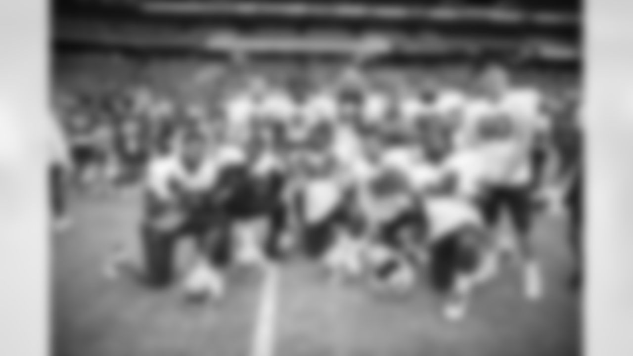 The Arizona Cardinals defensive line during 2023 Cardinals Training Camp at State Farm Stadium on Saturday, August 5, 2023 in Glendale, AZ.