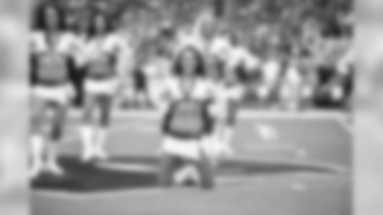 Images of the Cardinals cheerleaders during the season opener against Washington