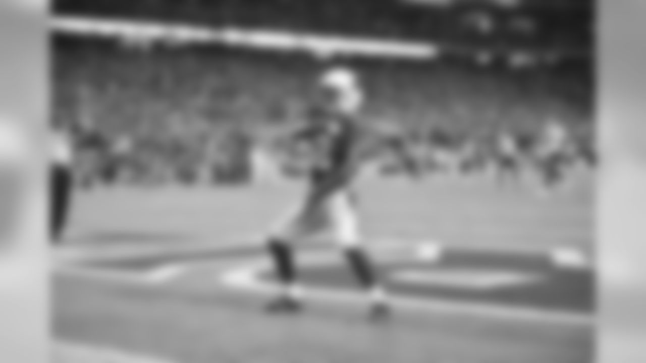 WR John Brown celebrates his score against the Rams