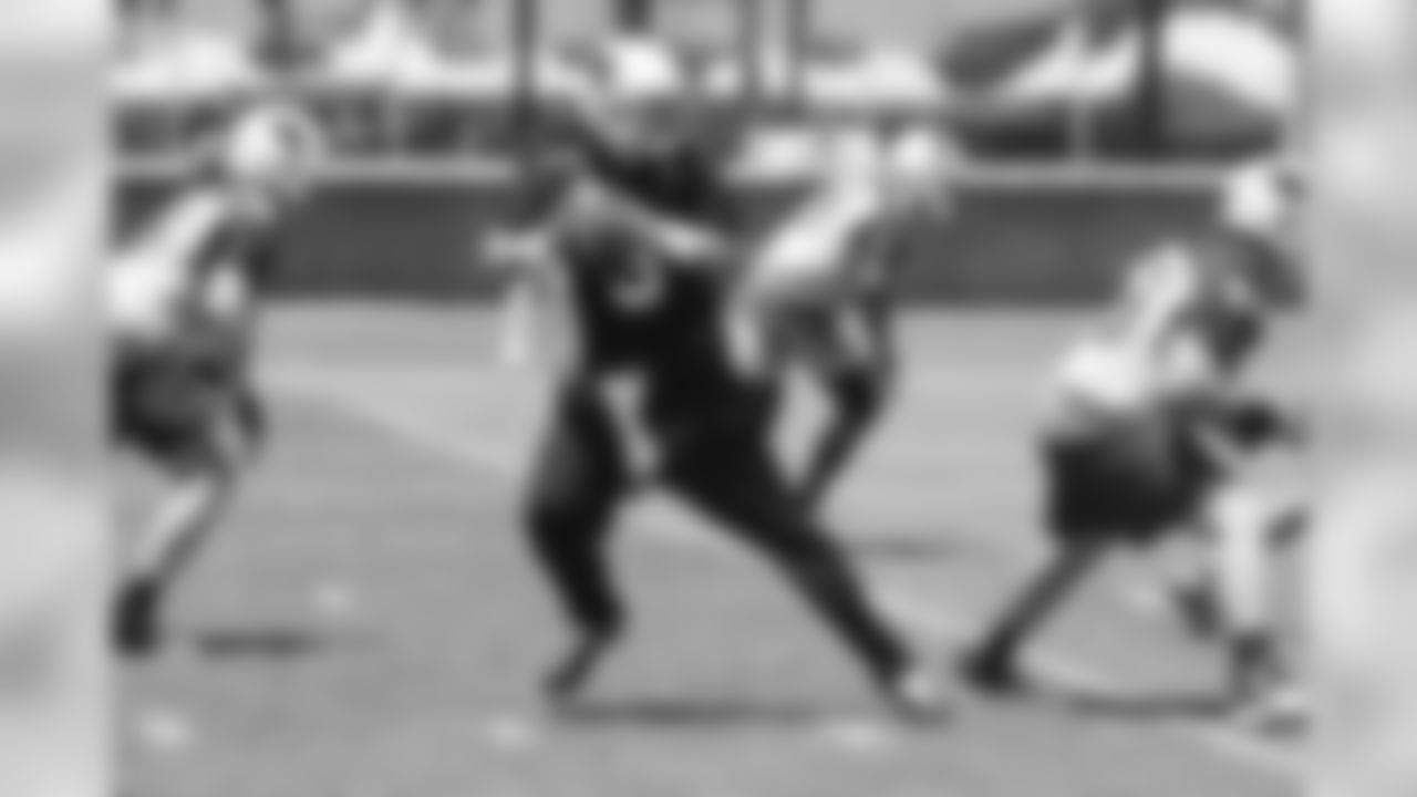 QB Carson Palmer drops back