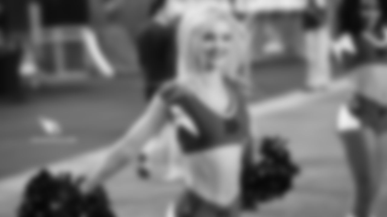 Images of Cardinals cheerleader Brenan during the 2018 season