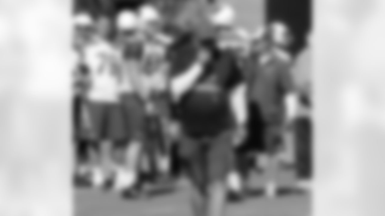 Coach Bruce Arians calls a play