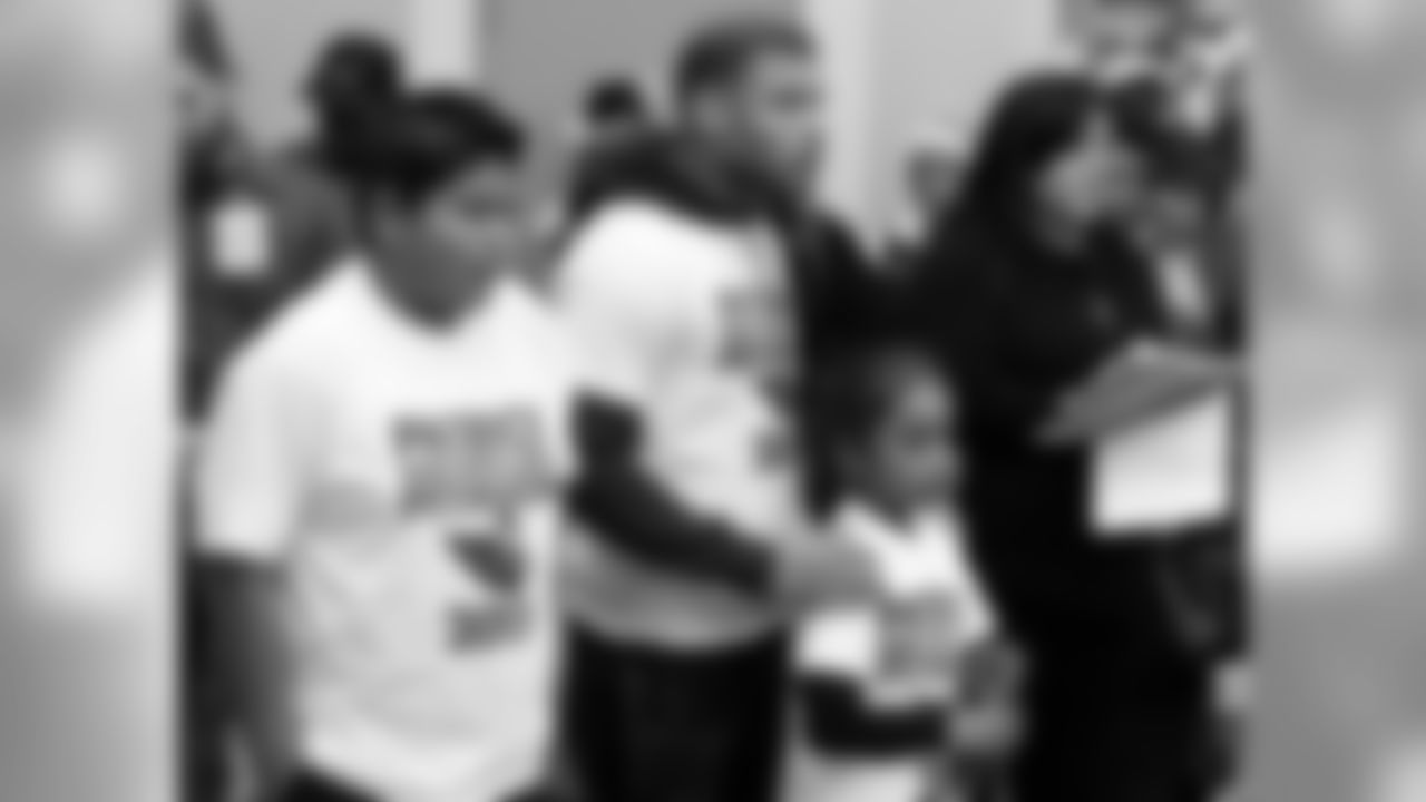 S Tyrann Mathieu with his group