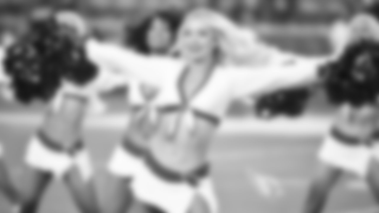 Images of the Cardinals cheerleaders during Thursday's preseason opener