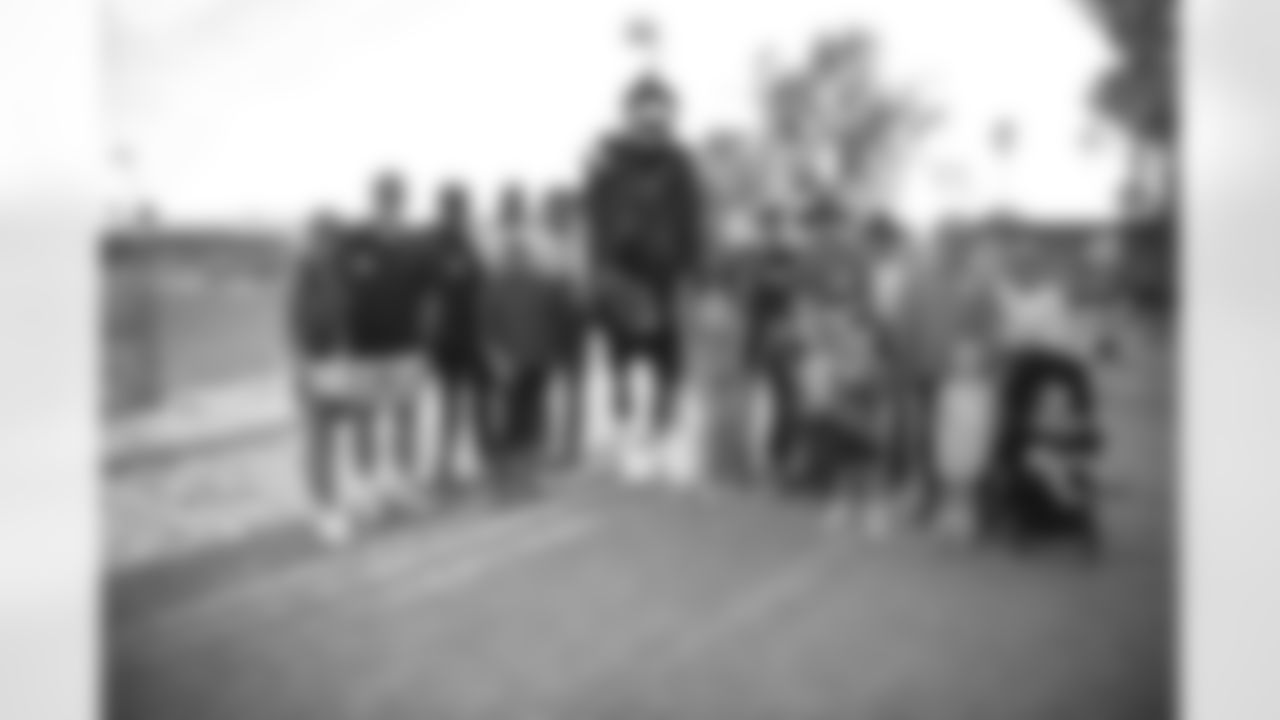 The Arizona Cardinals visit Hunkapi Farms to work with therapy horses and families with ALS on Saturday, May 13, 2023 in Scottsdale, AZ.