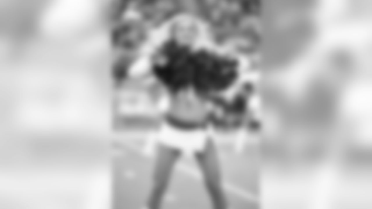 Images of Cardinals cheerleader Coley from the 2018 season