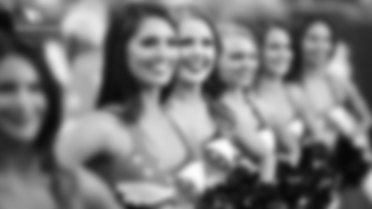 Images of Cardinals cheerleader Jacqueline during the 2018 season
