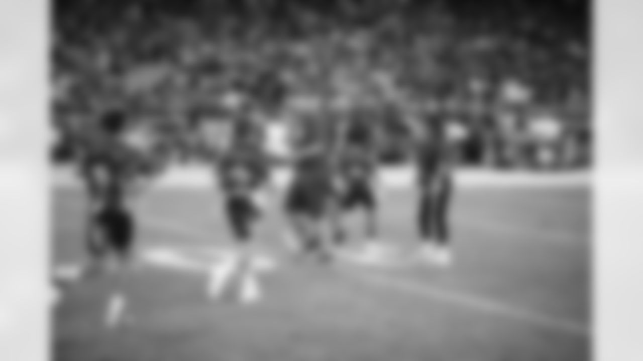 Youth football halftime during the 2023 preseason game between the Arizona Cardinals and the Denver Broncos on Friday, Aug 11, 2023 in Glendale, AZ.