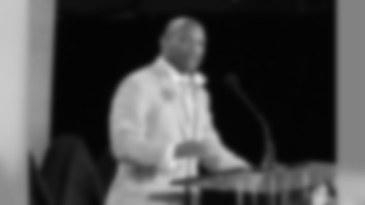 Williams giving his speech