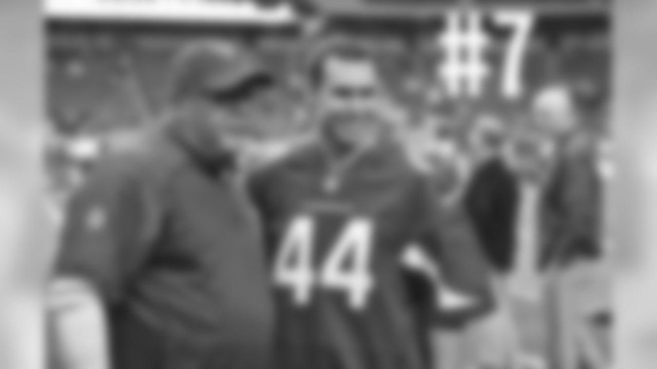 Bruce Arians (left) with Diamondbacks first baseman Paul Goldschmidt